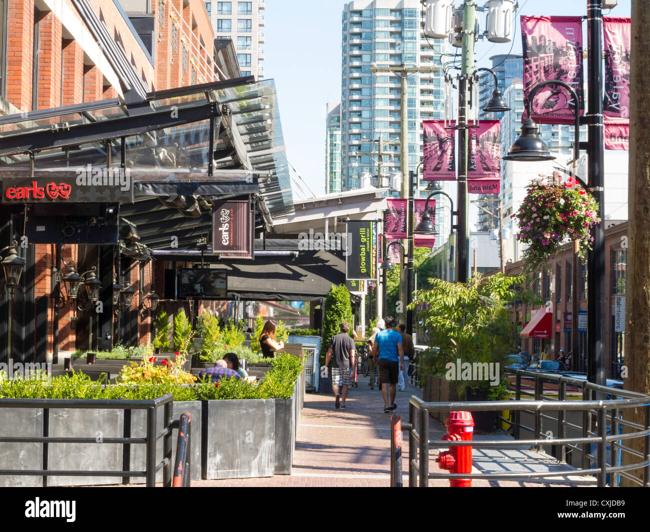 Mainland Street, Vancouver, Canada Stock Photo