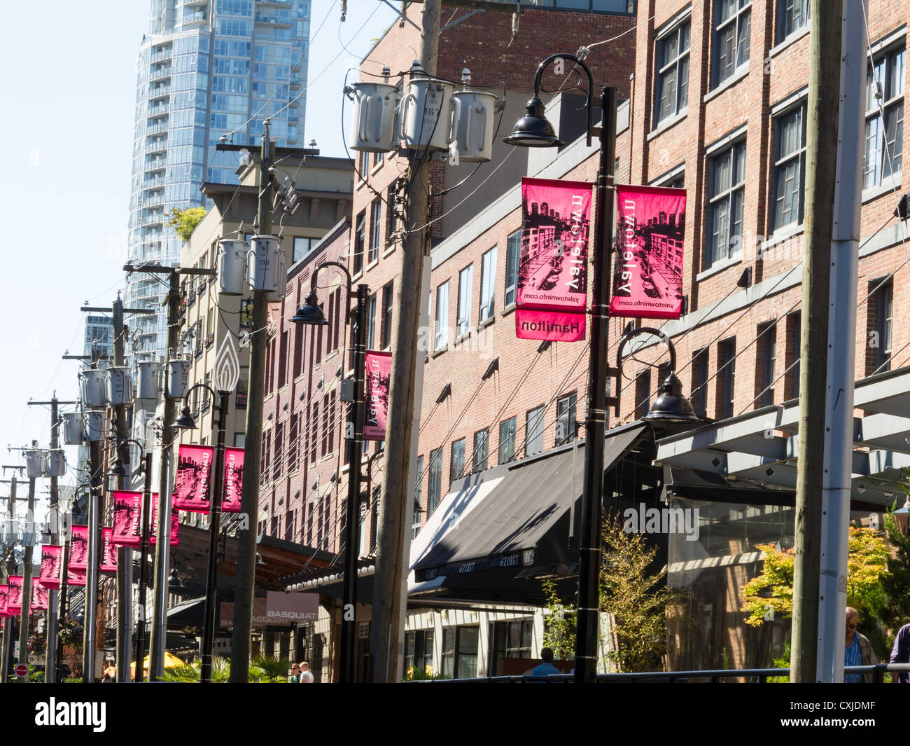 Hamilton Street, Vancouver, Canada Stock Photo