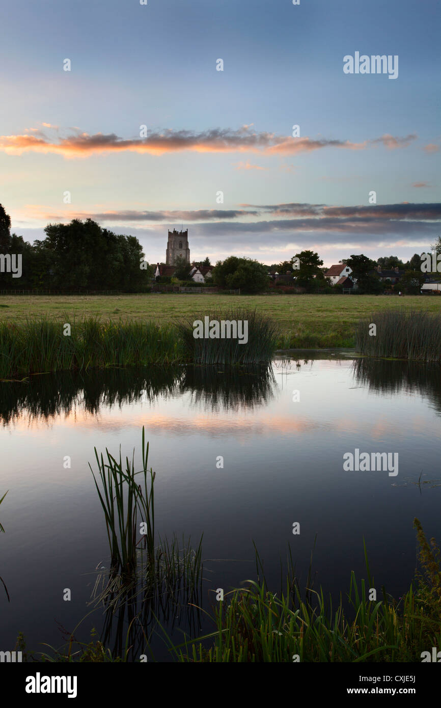 Sudbury Water Meadows at Dawn Sudbury Suffolk England Stock Photo Alamy