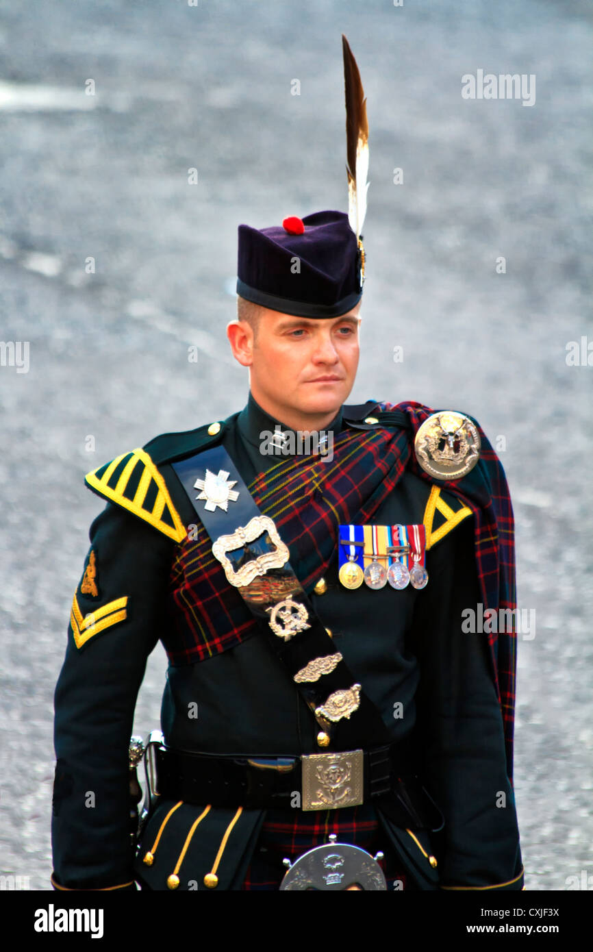 Scottish military uniform hi-res stock photography and images - Alamy