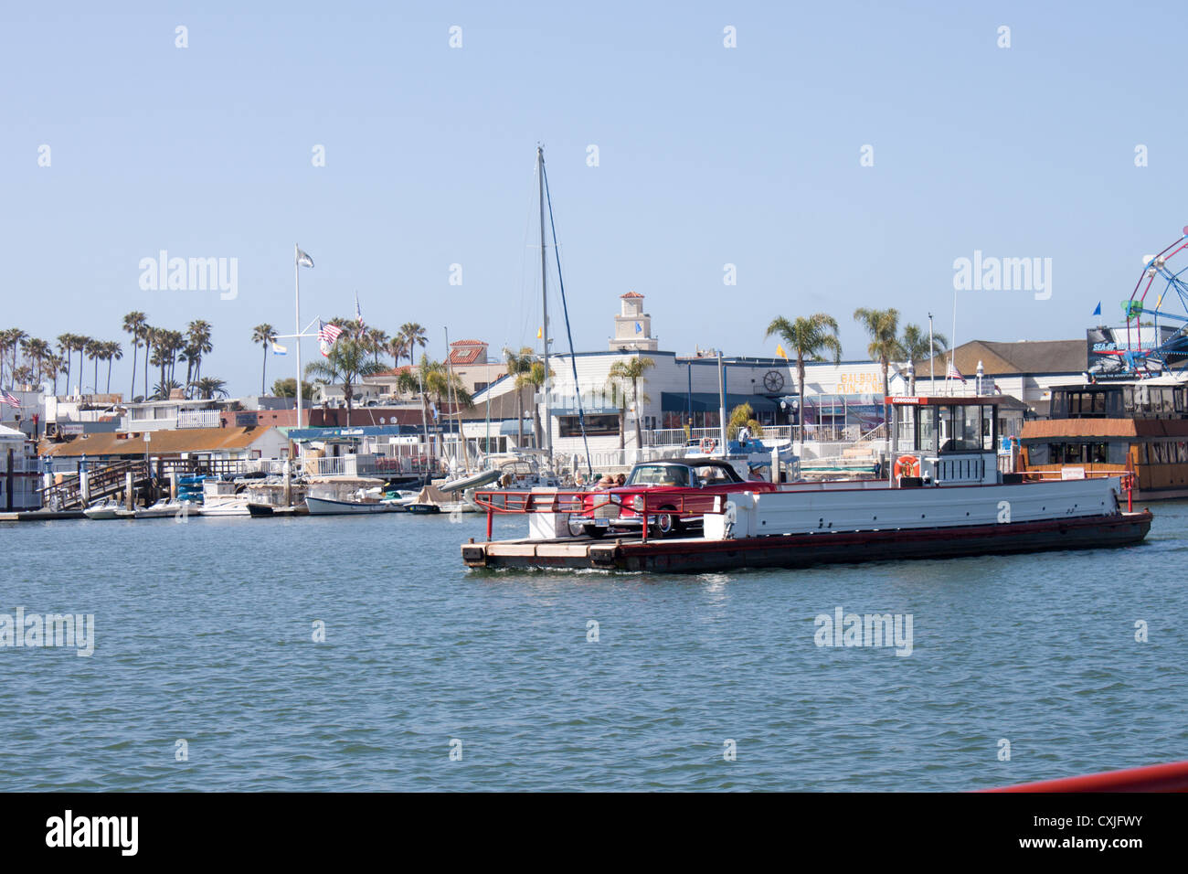 Balboa Island Ferry, Balboa, Newport Beach, California Stock Photo Alamy