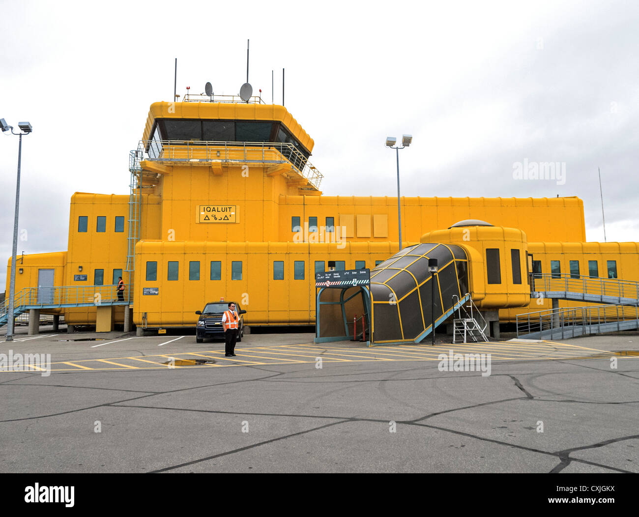 Iqaluit Airport on south Baffin Island, Nunavut, Canada Stock Photo Alamy