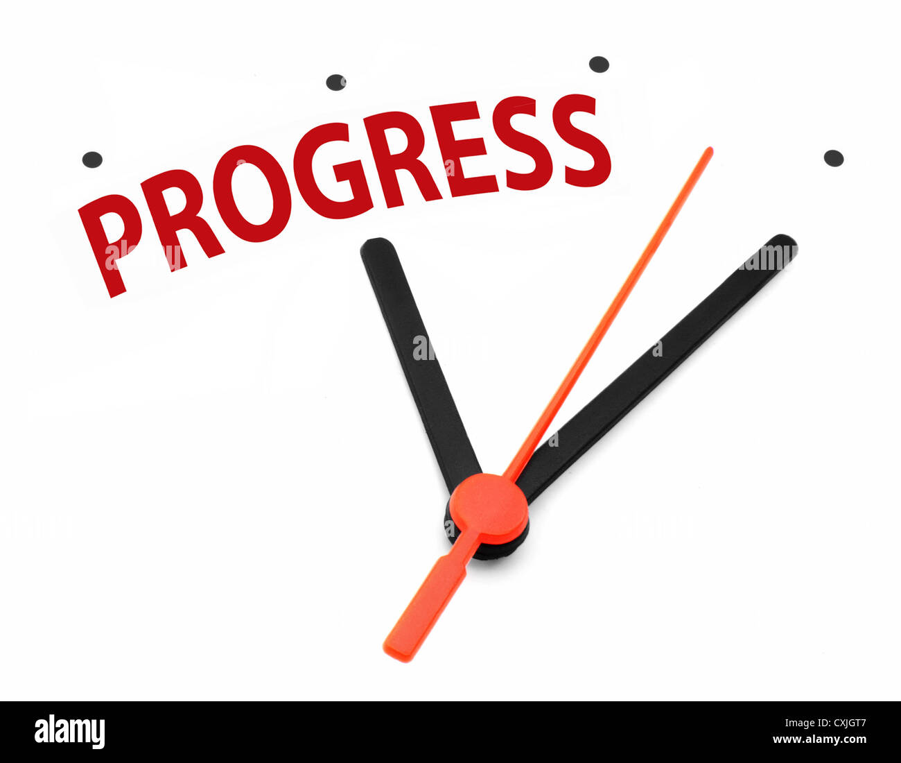 Time for progress Stock Photo