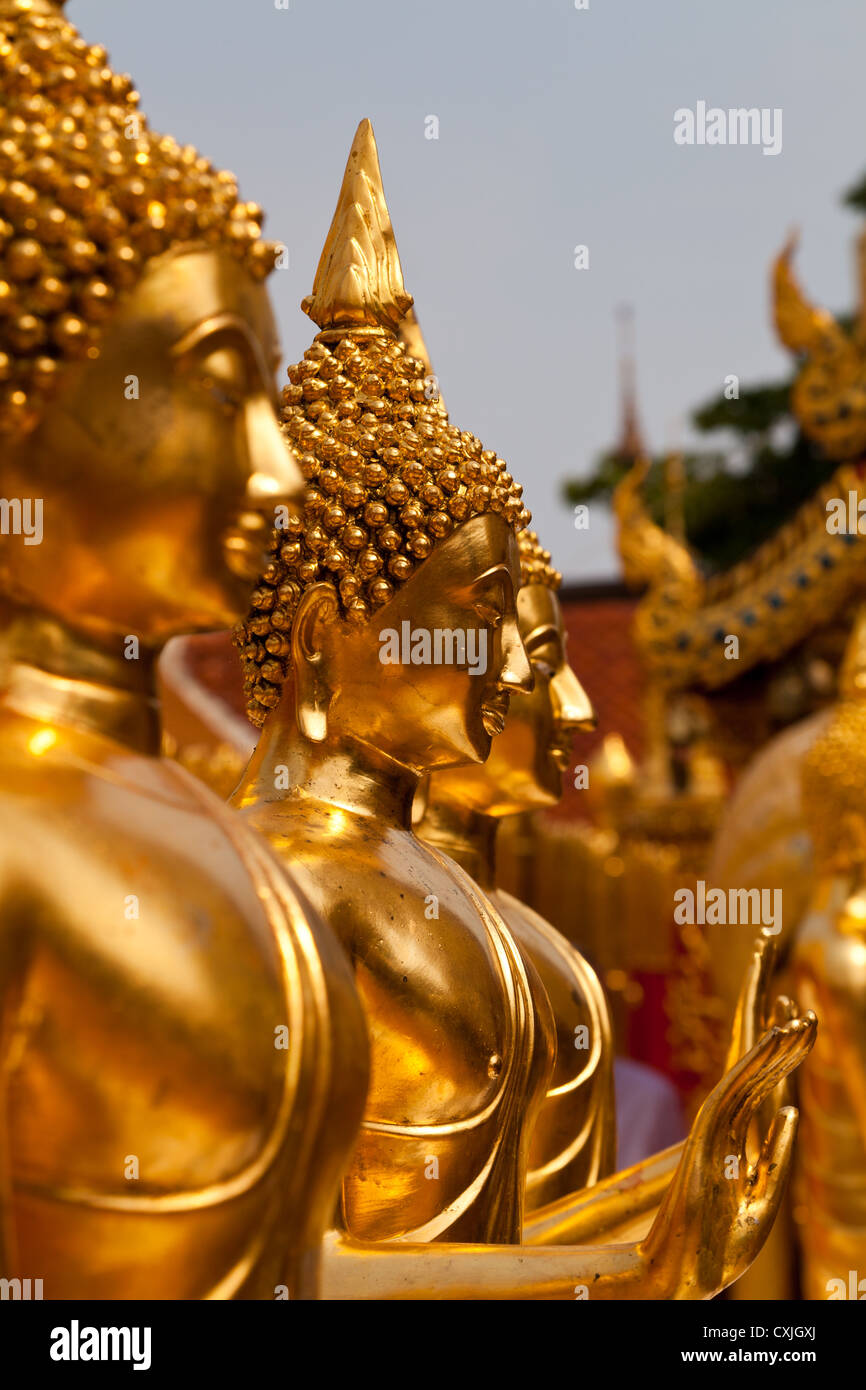 Gilded Statue of the Temple Wat Phra That Doi Suthep near Chiang Mai in ...