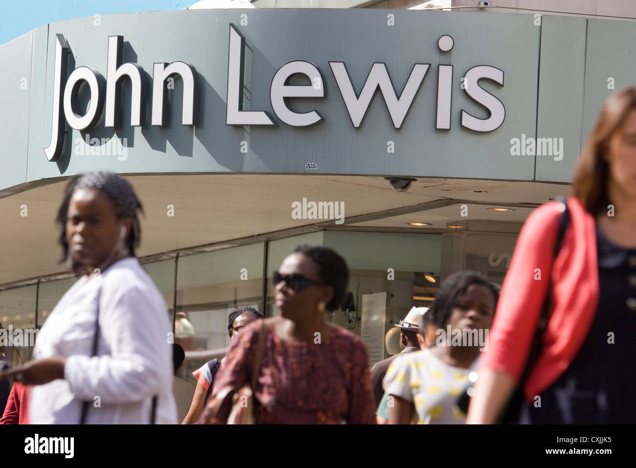 John Lewis Oxford Street Stock Photo Alamy