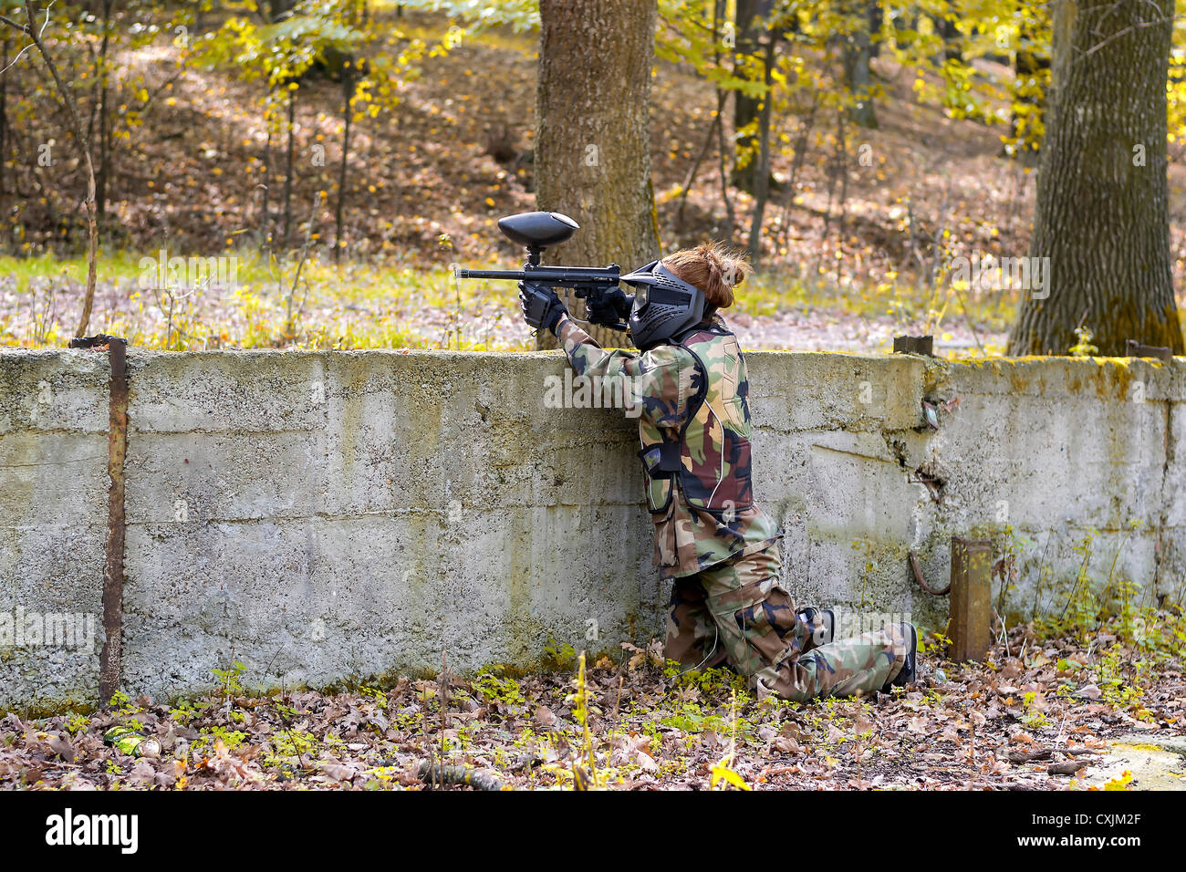 Paintball girl hires stock photography and images Alamy