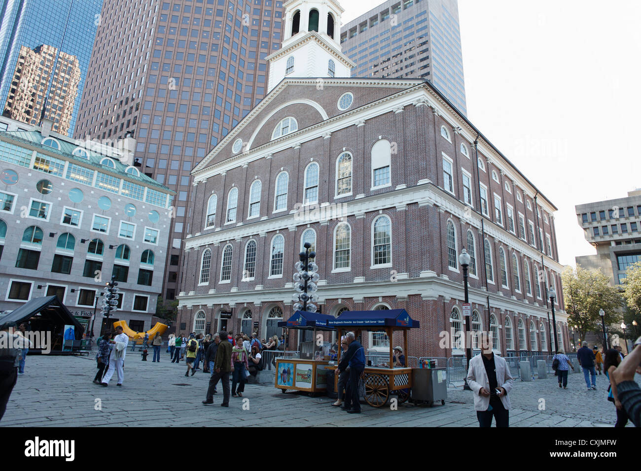 Faneuil Hall Marketplace Also Known As Quincy Market Near The