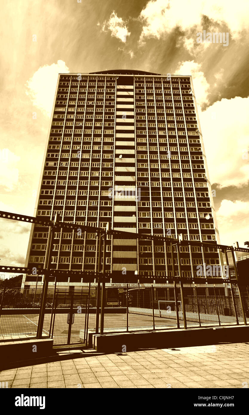 Michael Cliffe House Finsbury Tower block Stock Photo Alamy