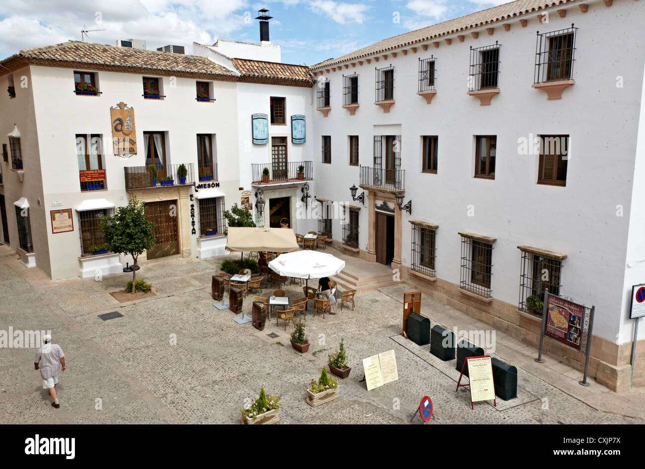 Inside Ronda Spain Streets Inside the Ancient Fortress Ronda Spain Stock Photo - Alamy