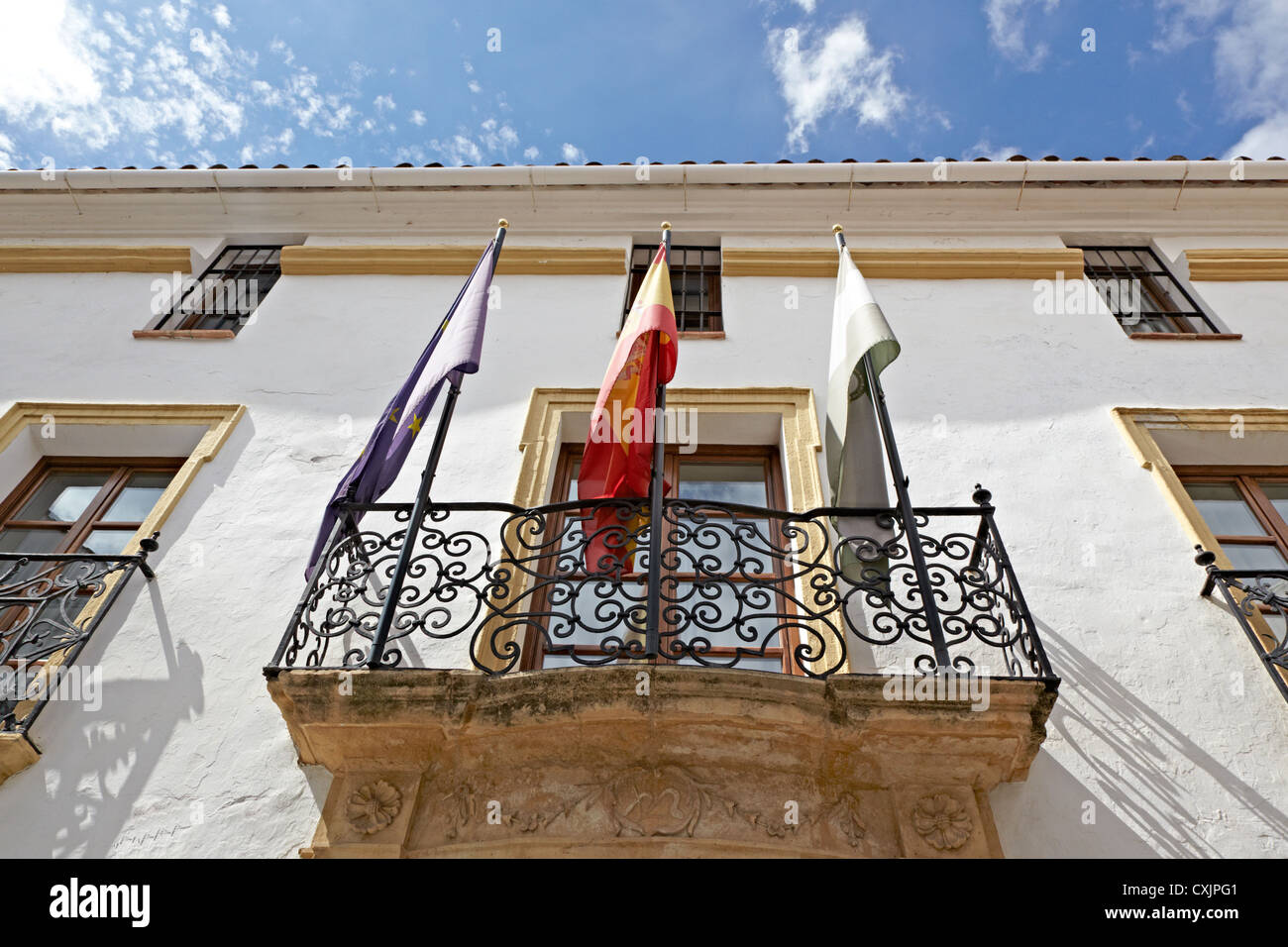 Inside Ronda Spain Streets Inside the Ancient Fortress Ronda Spain Stock Photo - Alamy