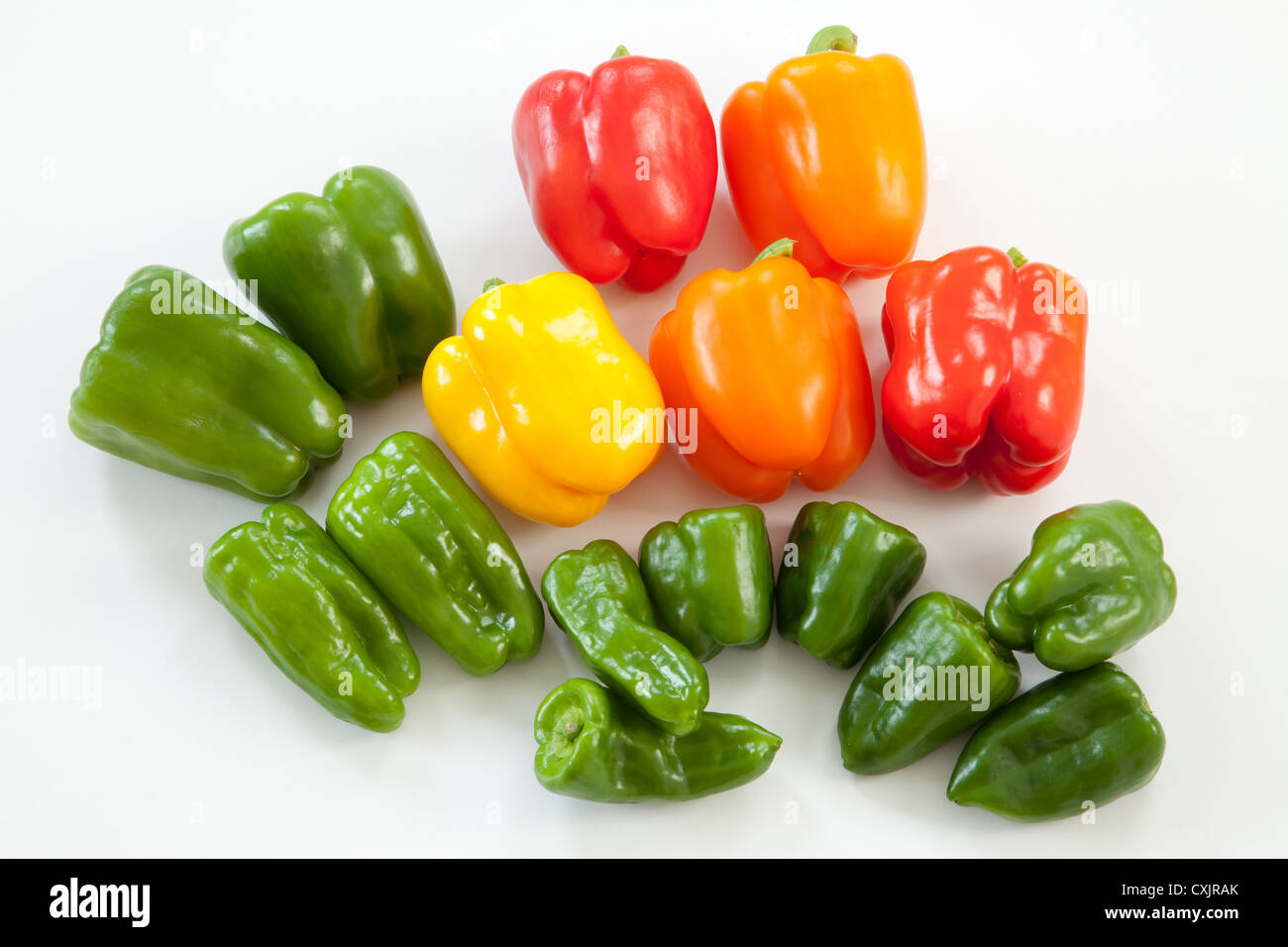 Group of peppers Stock Photo Alamy