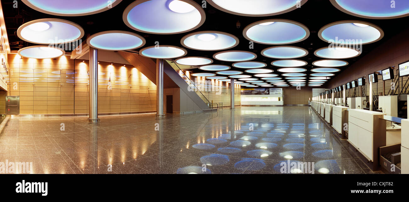 Check In Facility, Dublin Airport, Dublin, Ireland. Architect Moloney