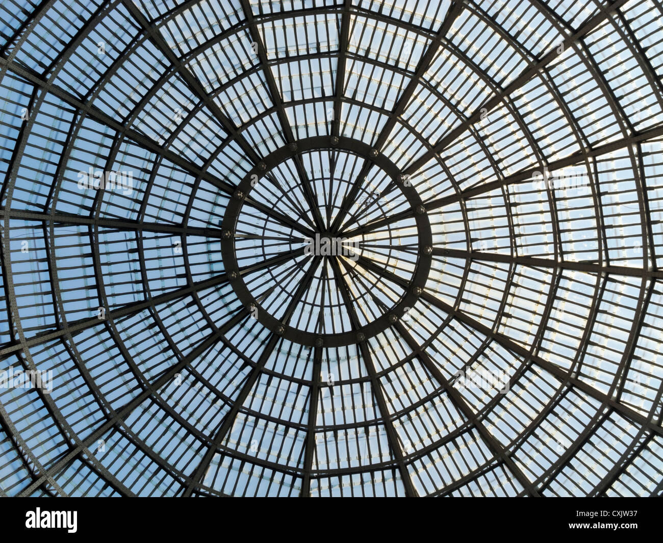 Skylight of Galleria Umberto in Naples, Italy Stock Photo - Alamy