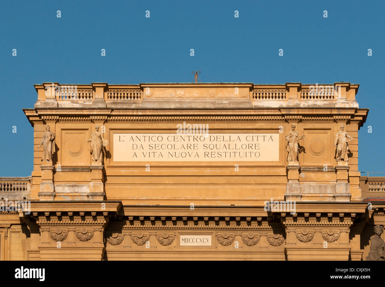 Florence Inscriptions Florence arch hi-res stock photography and images - Alamy