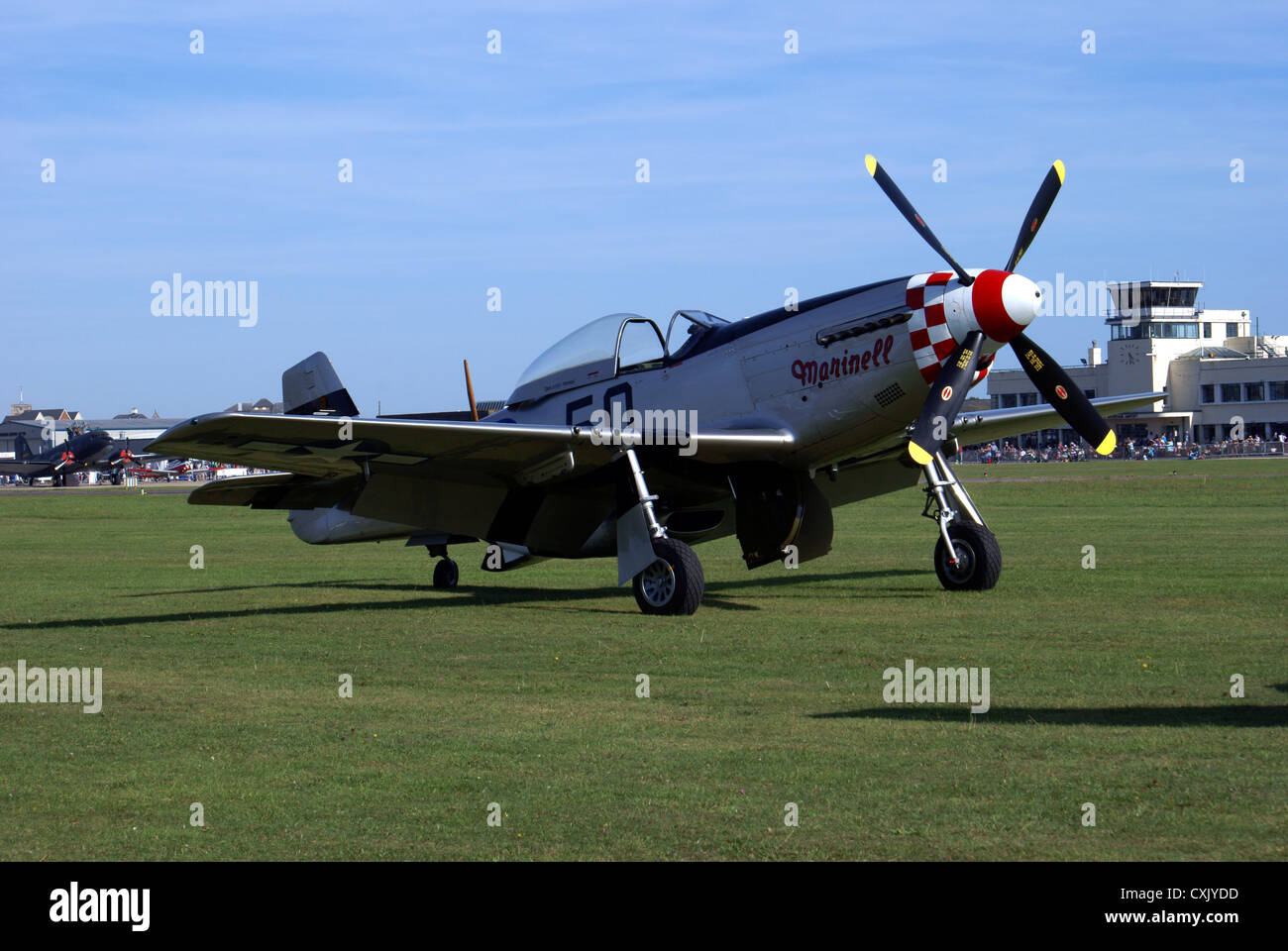 N.A.  P-51 MUSTANG. Stock Photo