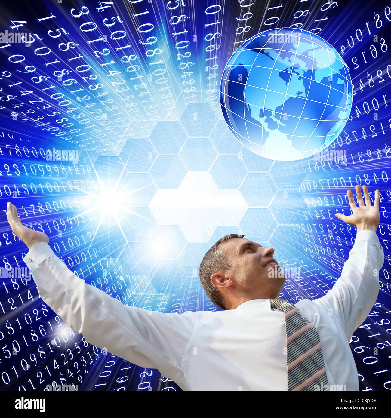 Internet concept.Network Stock Photo