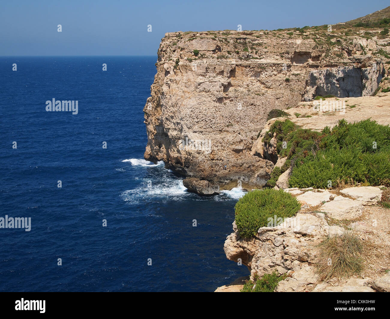 High cliff Stock Photo