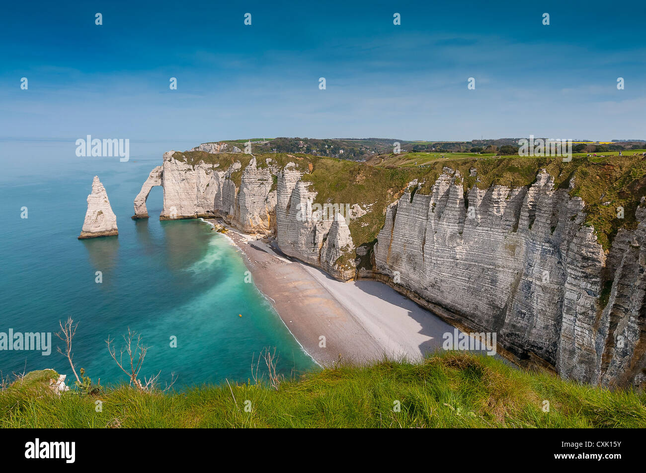 France, Normandy, Coast, Etretat, France, Europe Stock Photo - Alamy