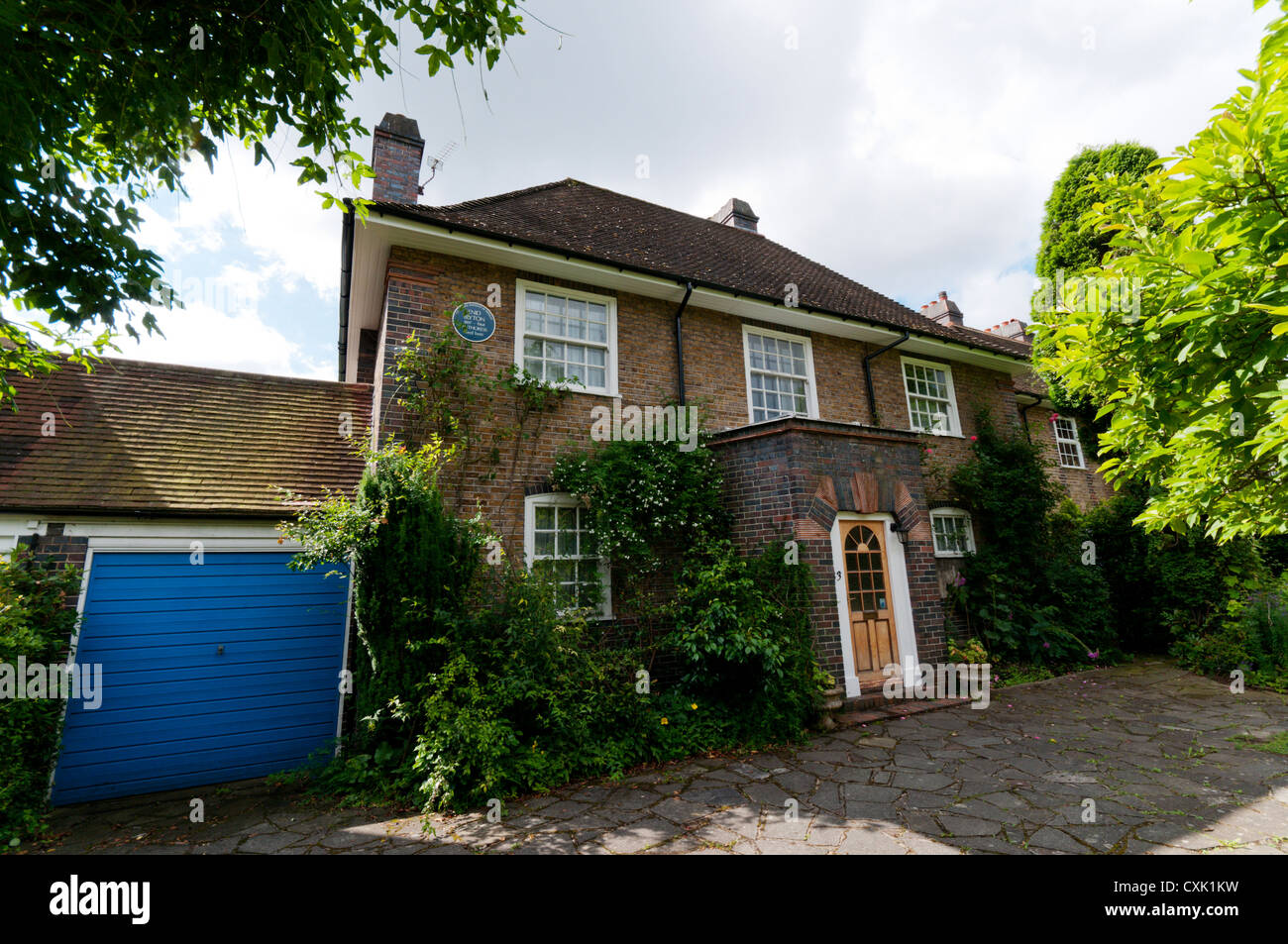 The house in Shortlands occupied by Enid Blyton in the 1920s, which she named 'Elfin Cottage'. Stock Photo