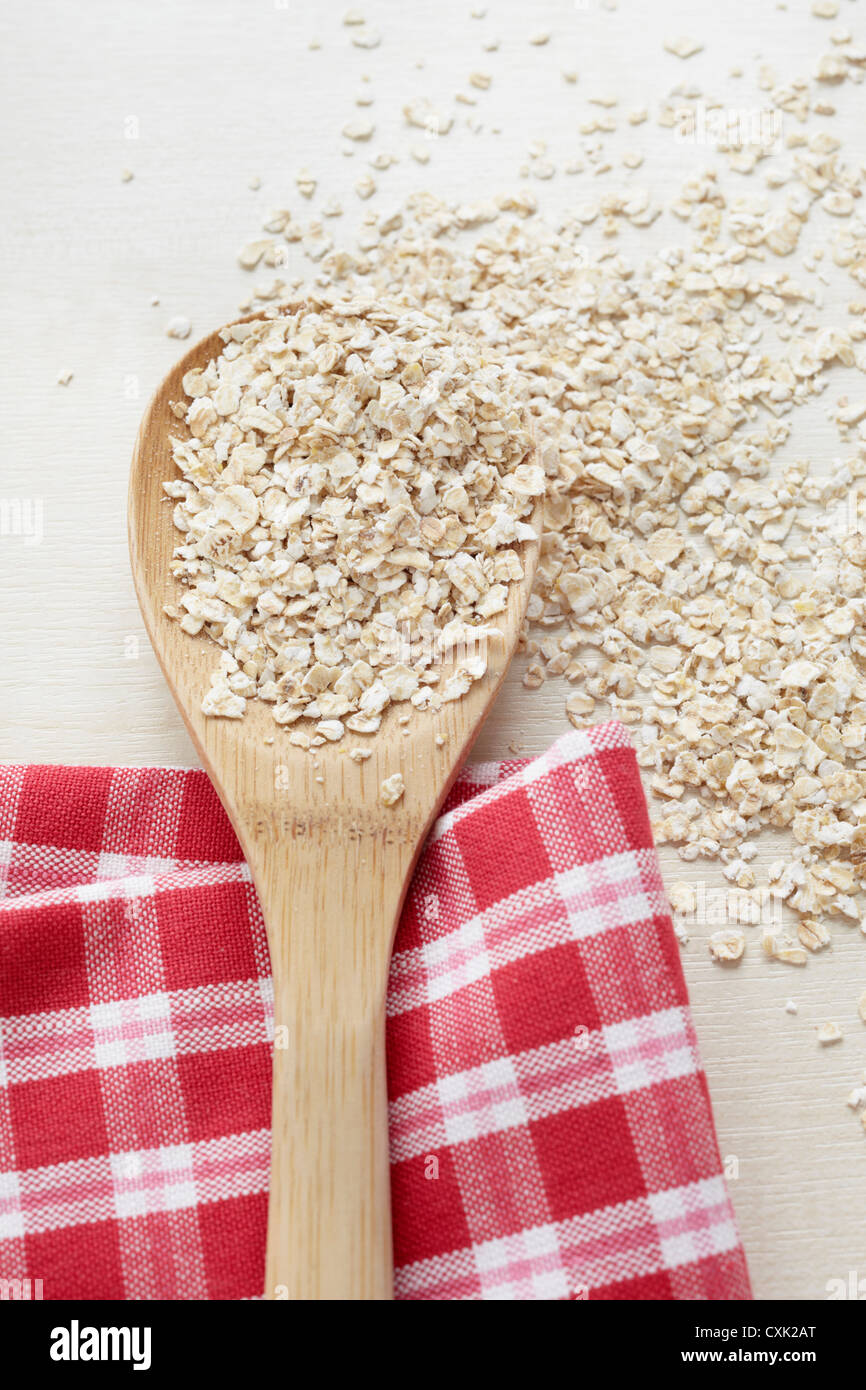 Rolled Oats Stock Photo