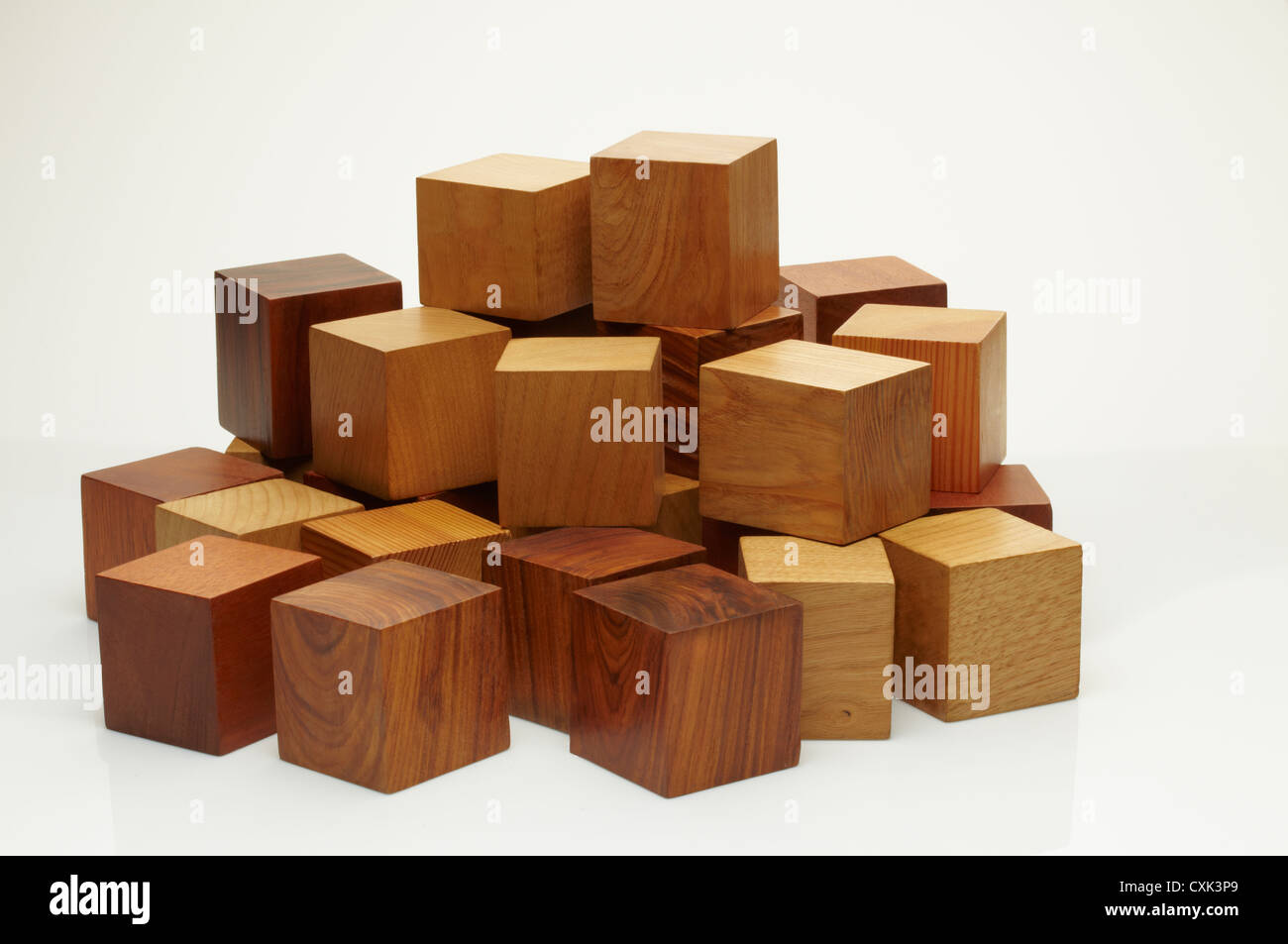 Wooden Building Blocks Stock Photo Alamy