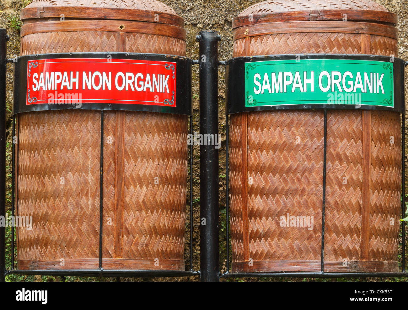 Garbage bins in Bali, Indonesia Stock Photo - Alamy
