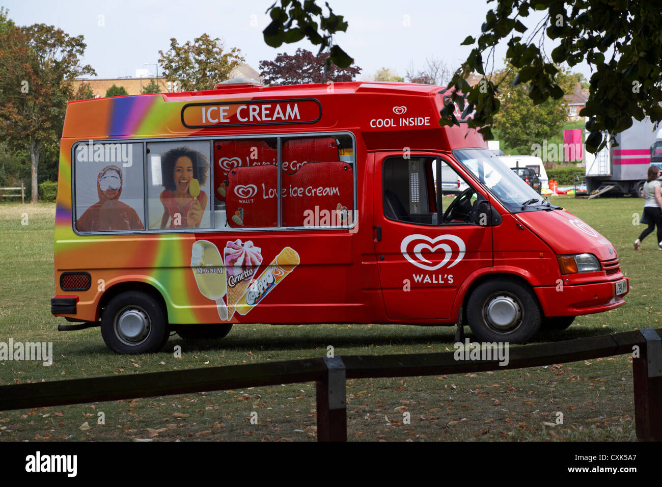 Ice Cream van Stock Photo Alamy