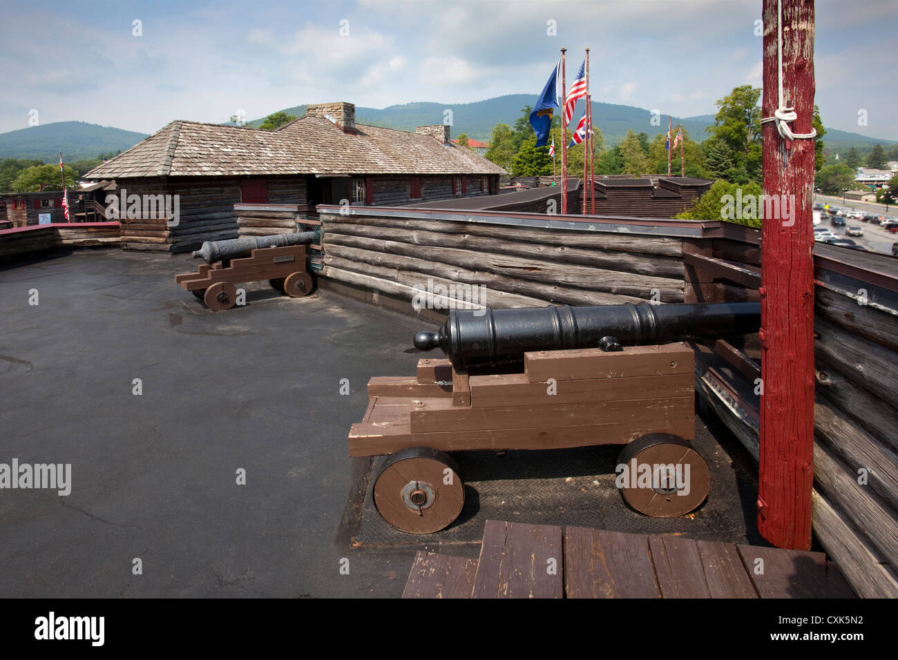 Fort William Henry Stock Photo