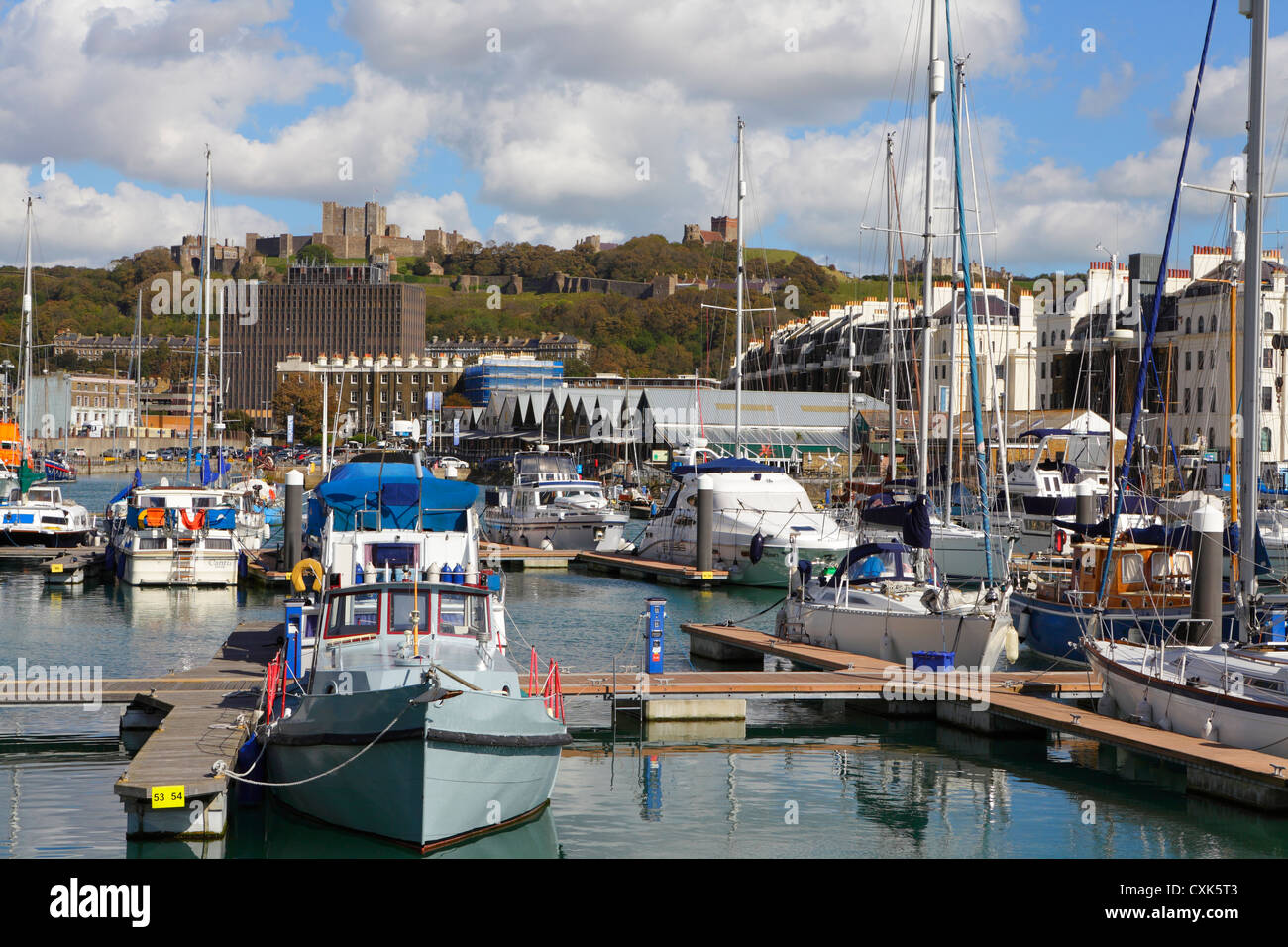 Dover Harbour Marina Kent England UK GB Stock Photo