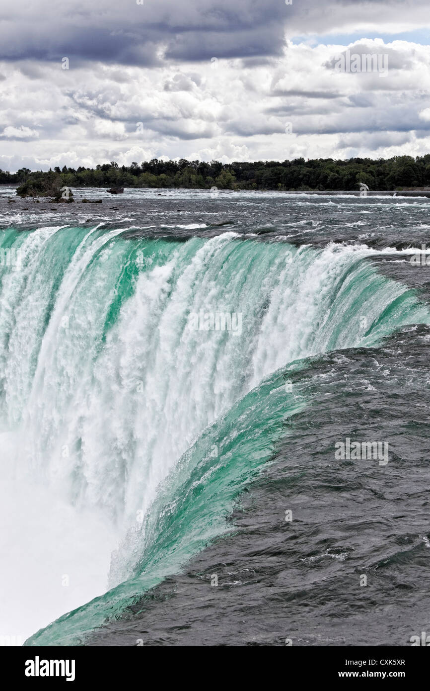 The Horseshoe Falls at Niagara Falls, Ontario, Canada Stock Photo