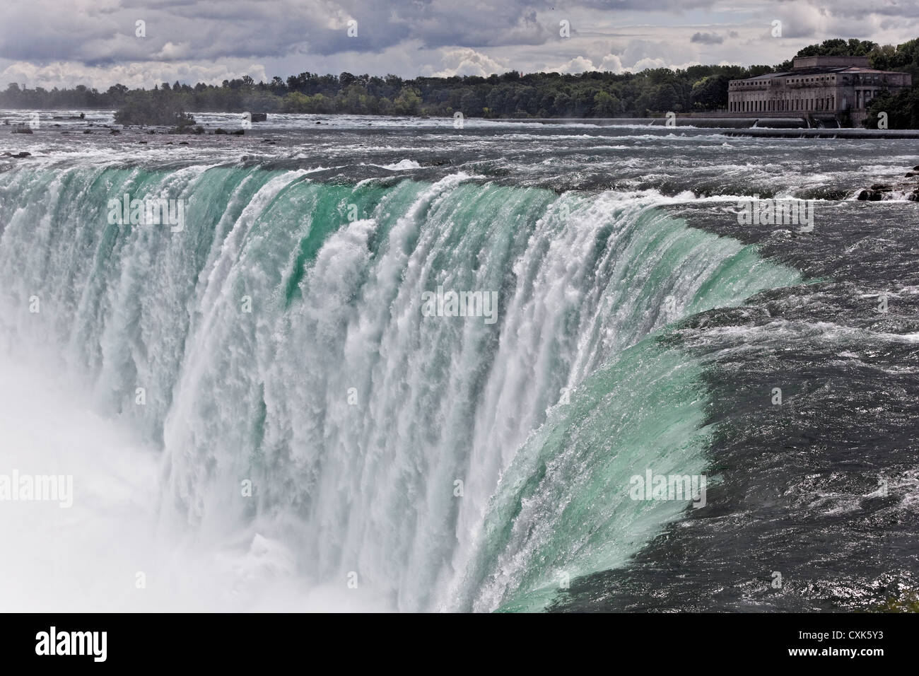 The Horseshoe Falls at Niagara Falls, Ontario, Canada Stock Photo