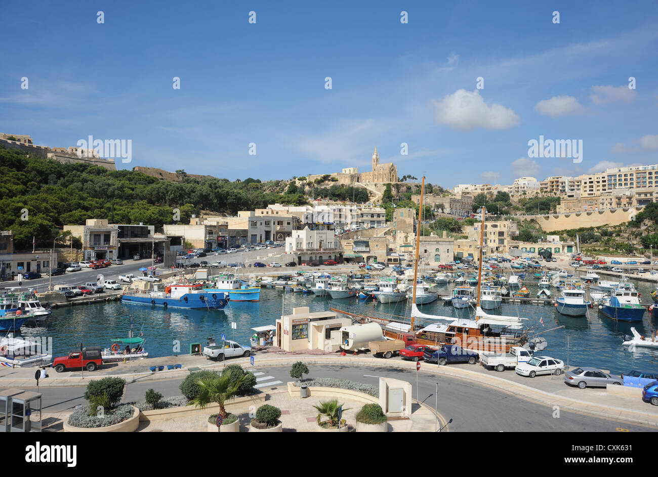 Mgarr harbor, Gozo Island, Malta. Stock Photo