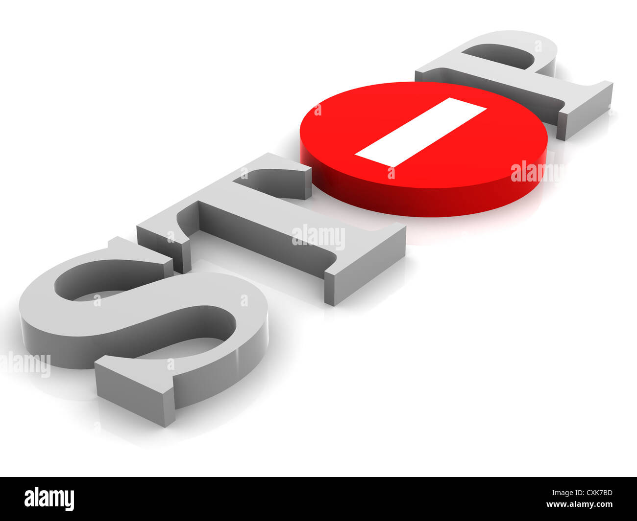 Stop 3d hi-res stock photography and images - Alamy