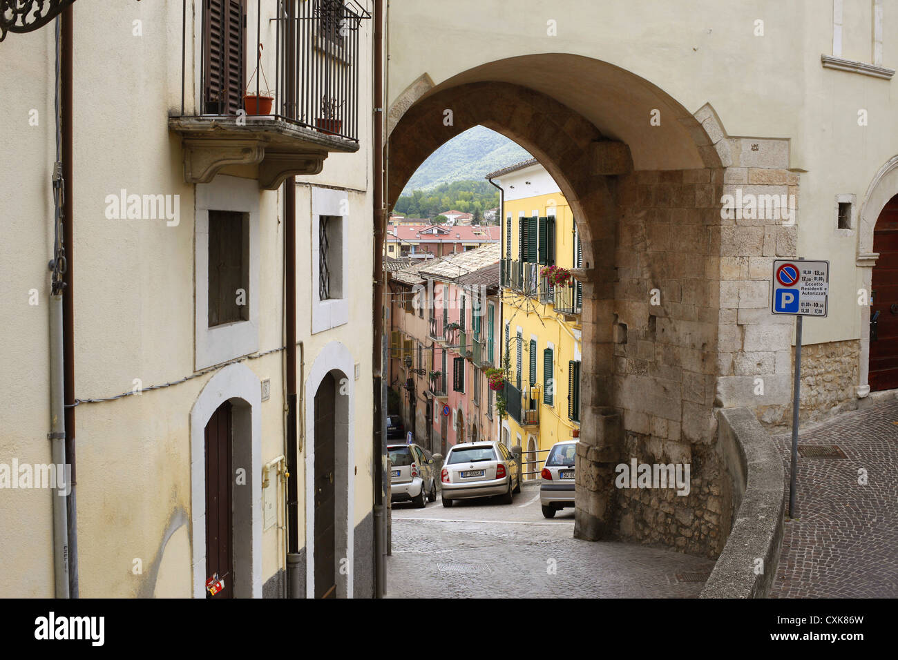 Sulmona, Italy. Stock Photo