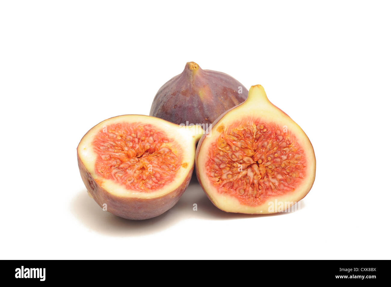 Figs isolated on white Stock Photo