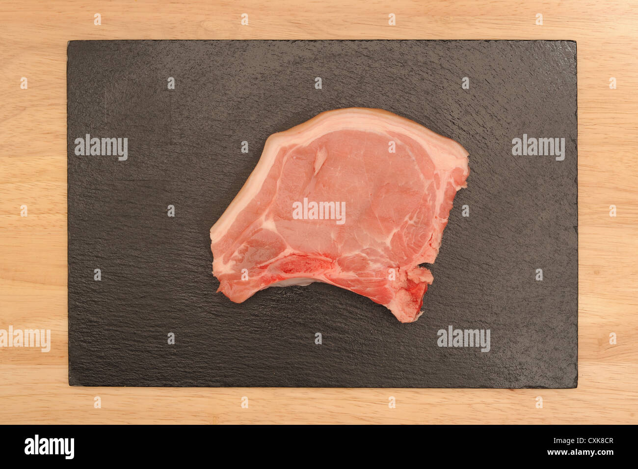 Pork chop Stock Photo