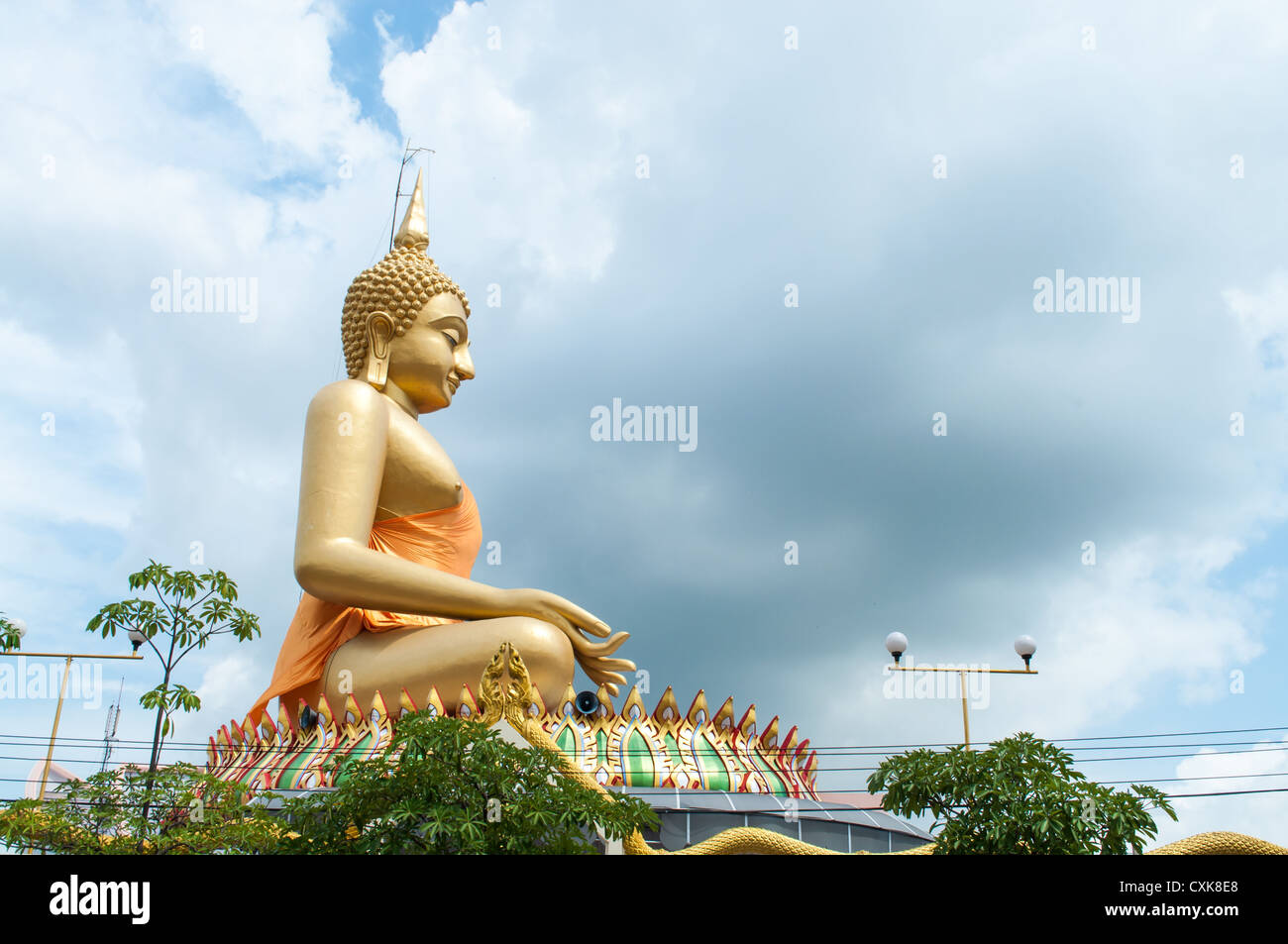 Big Buddha image. Stock Photo