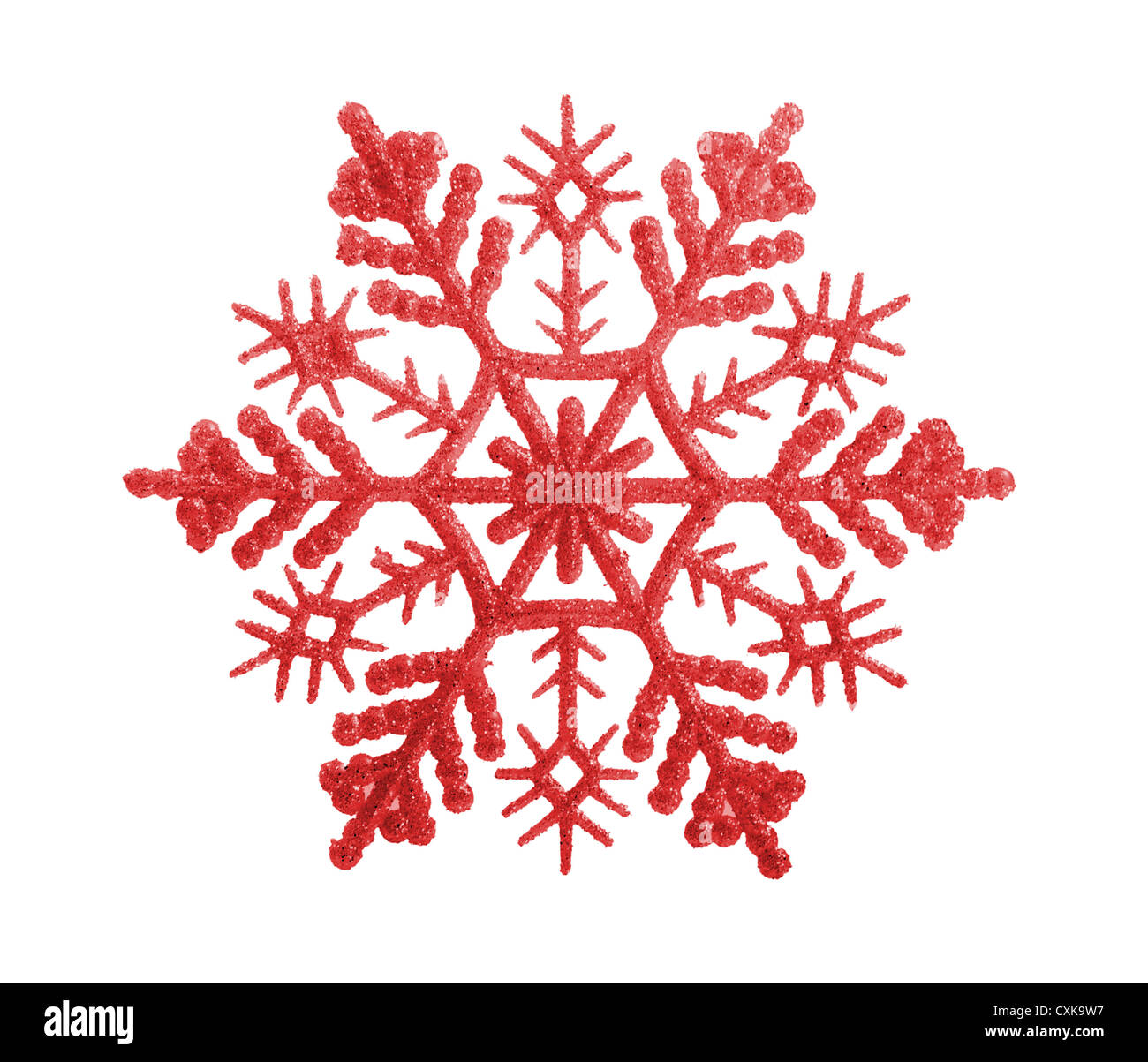 snowflakes isolated on white background Stock Photo - Alamy
