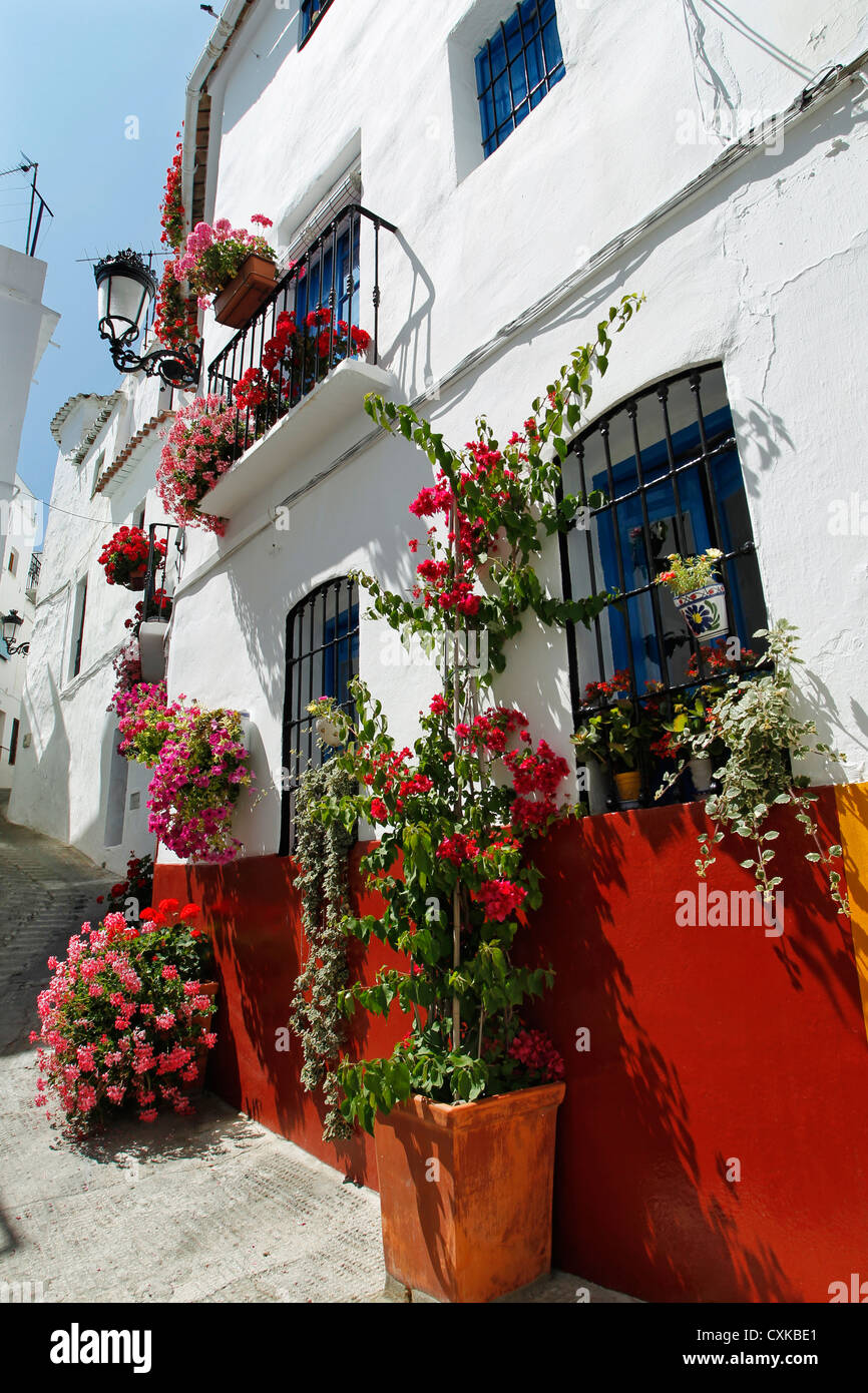 Andalusian style house in the village of Competa in Andalusia, Southern Spain Stock Photo Alamy
