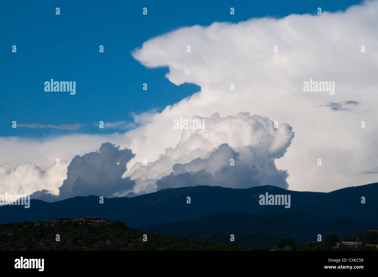 cloud formation Stock Photo