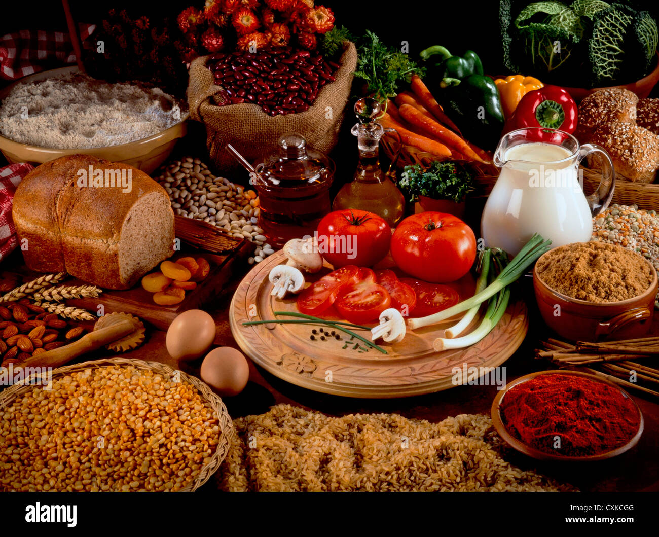 Healthy foods selection hi-res stock photography and images - Alamy