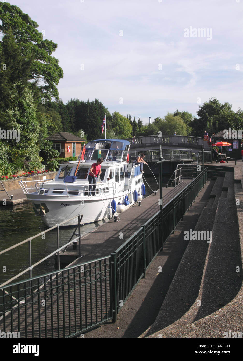 Boulter's Lock Maidenhead Berkshire Stock Photo Alamy