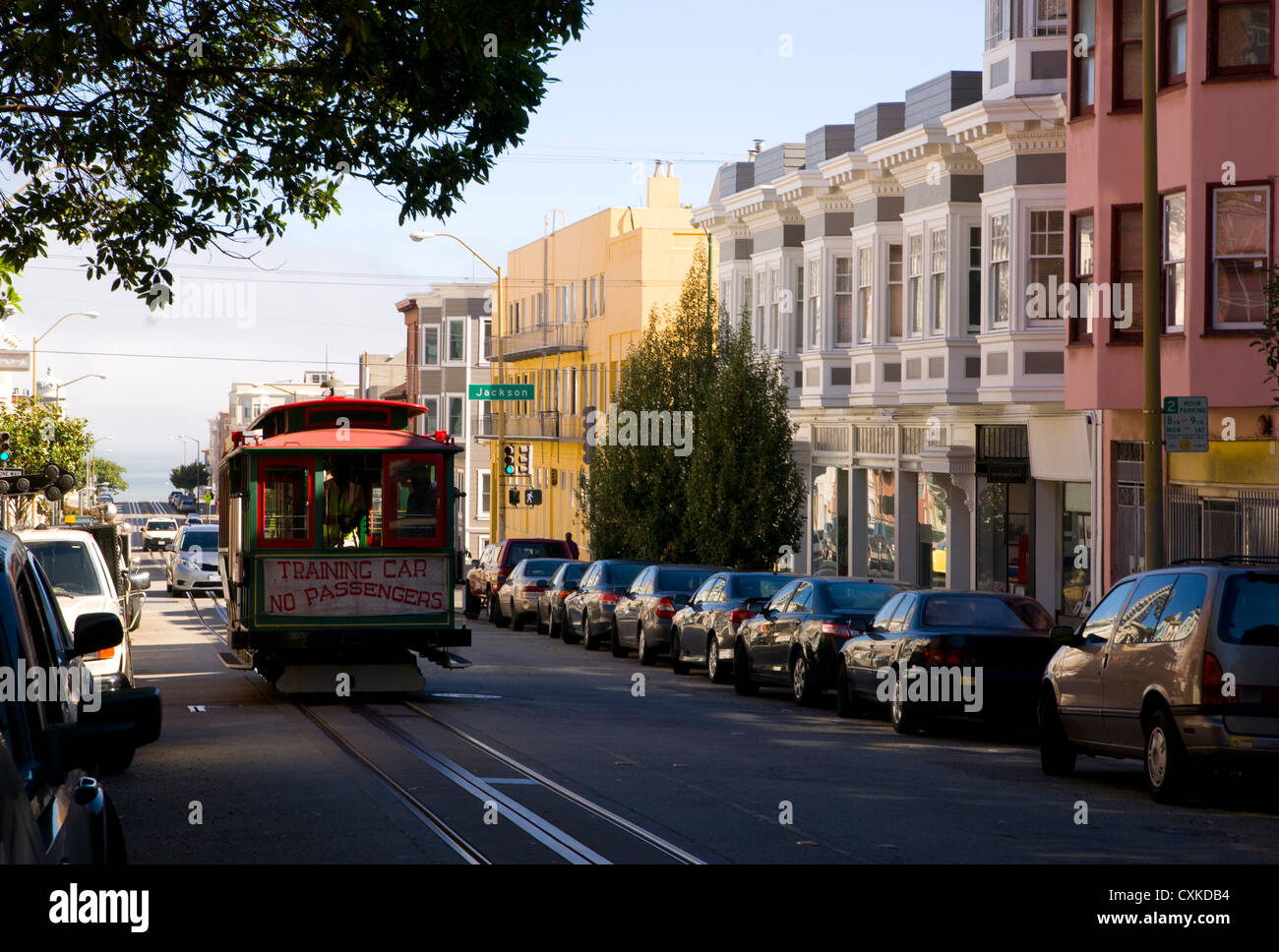 A San Francisco Street Trolley Stock Photo Alamy