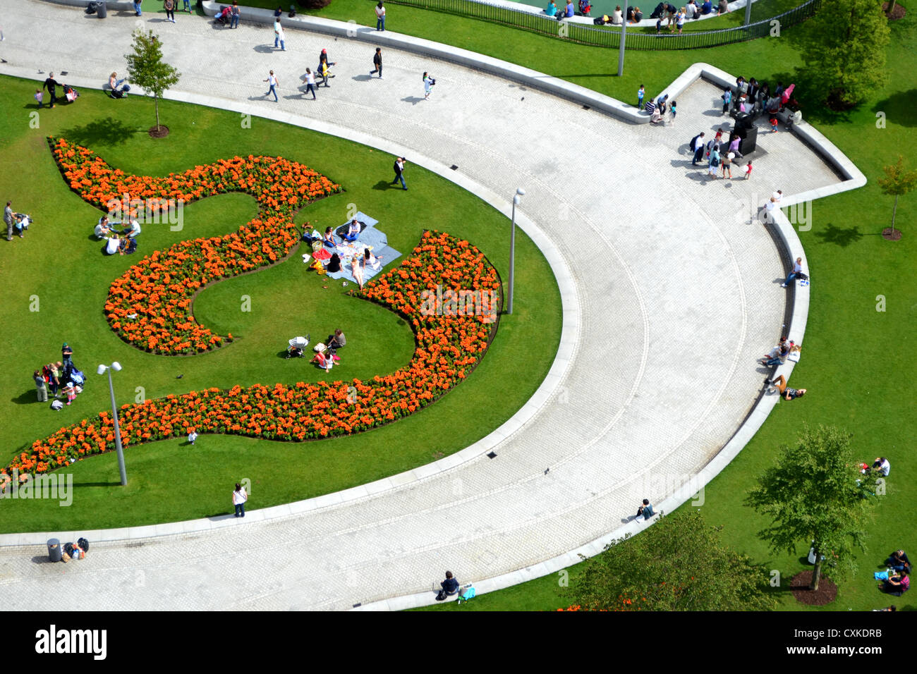 Jubilee gardens, London Stock Photo Alamy