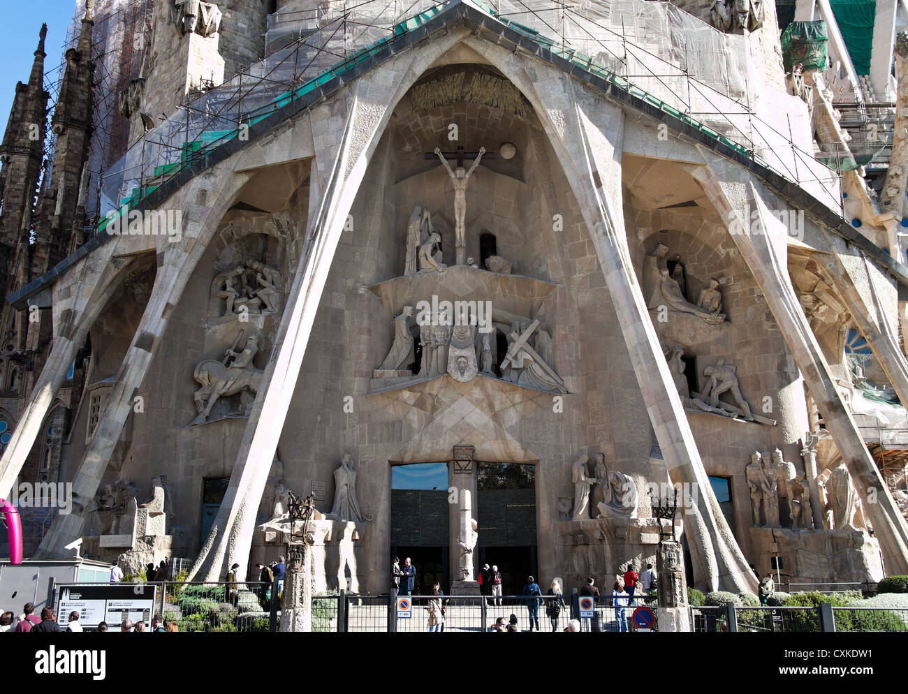 Barcelona - Sagrada Familia by Gaudi Stock Photo