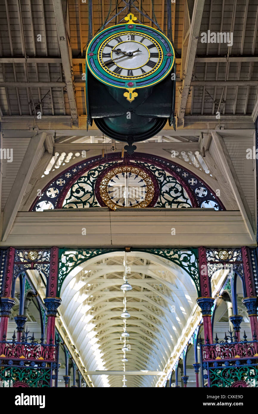 Smithfield Market Clock Stock Photo Alamy