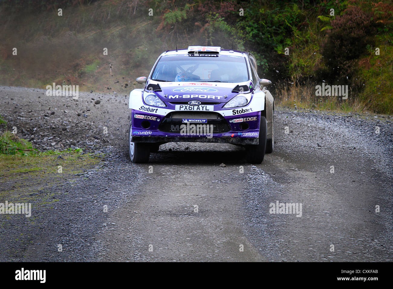 WRC 2012, Wales, M Wilson Stock Photo