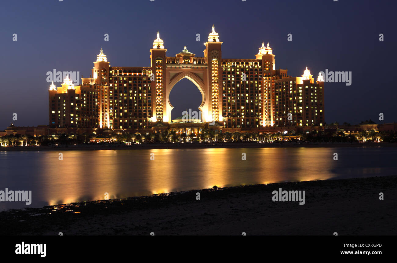 Atlantis, The Palm Hotel in Dubai, United Arab Emirates Stock Photo