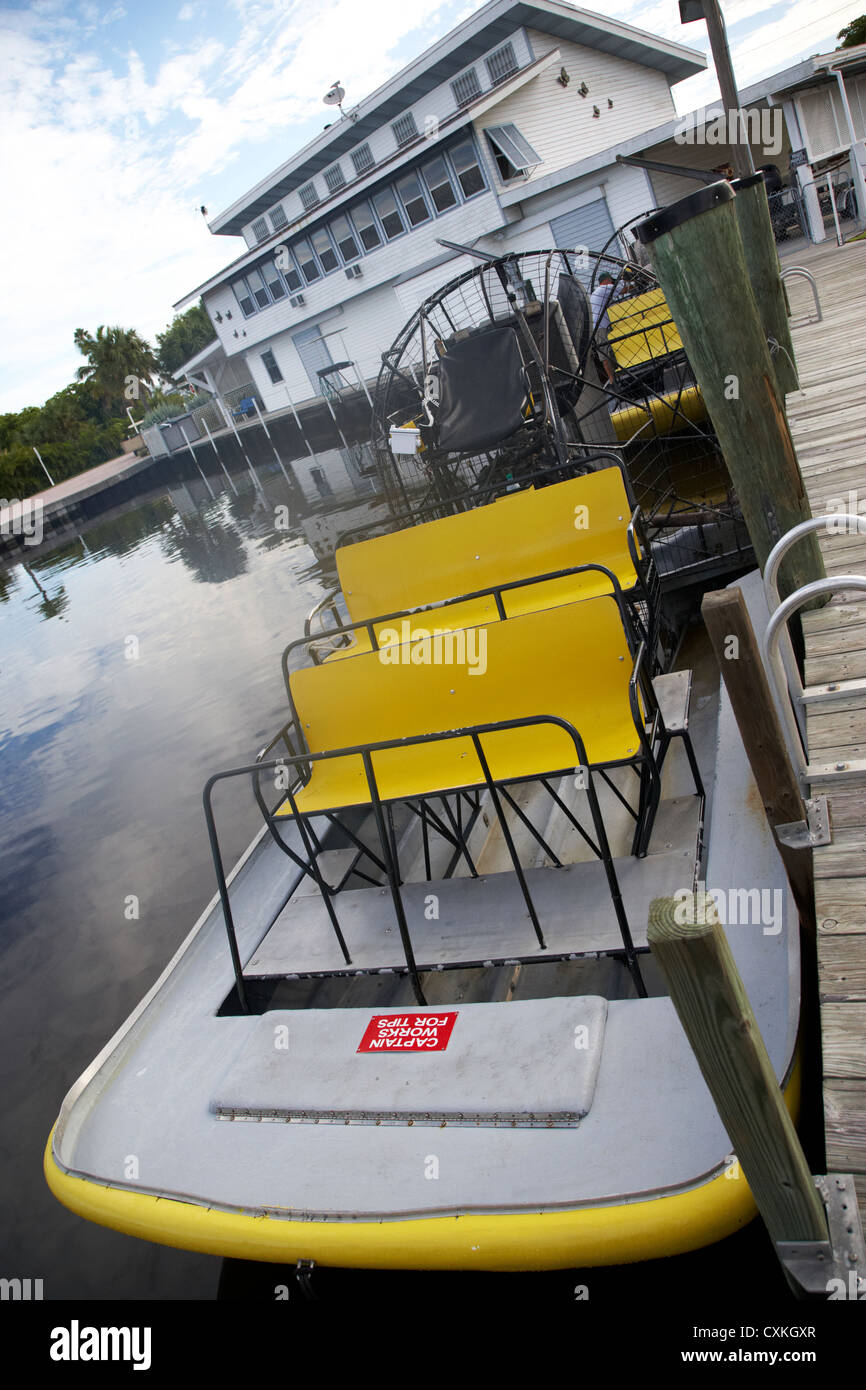 speedys airboat rides in everglades city florida everglades usa Stock Photo