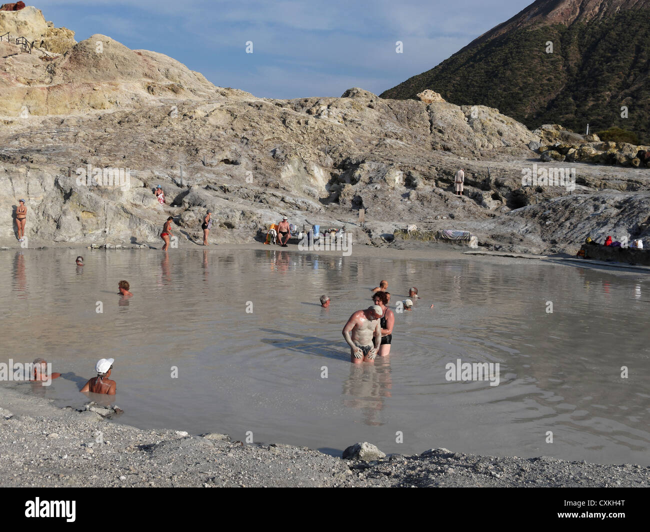 Vulcano mud italy hi-res stock photography and images - Alamy